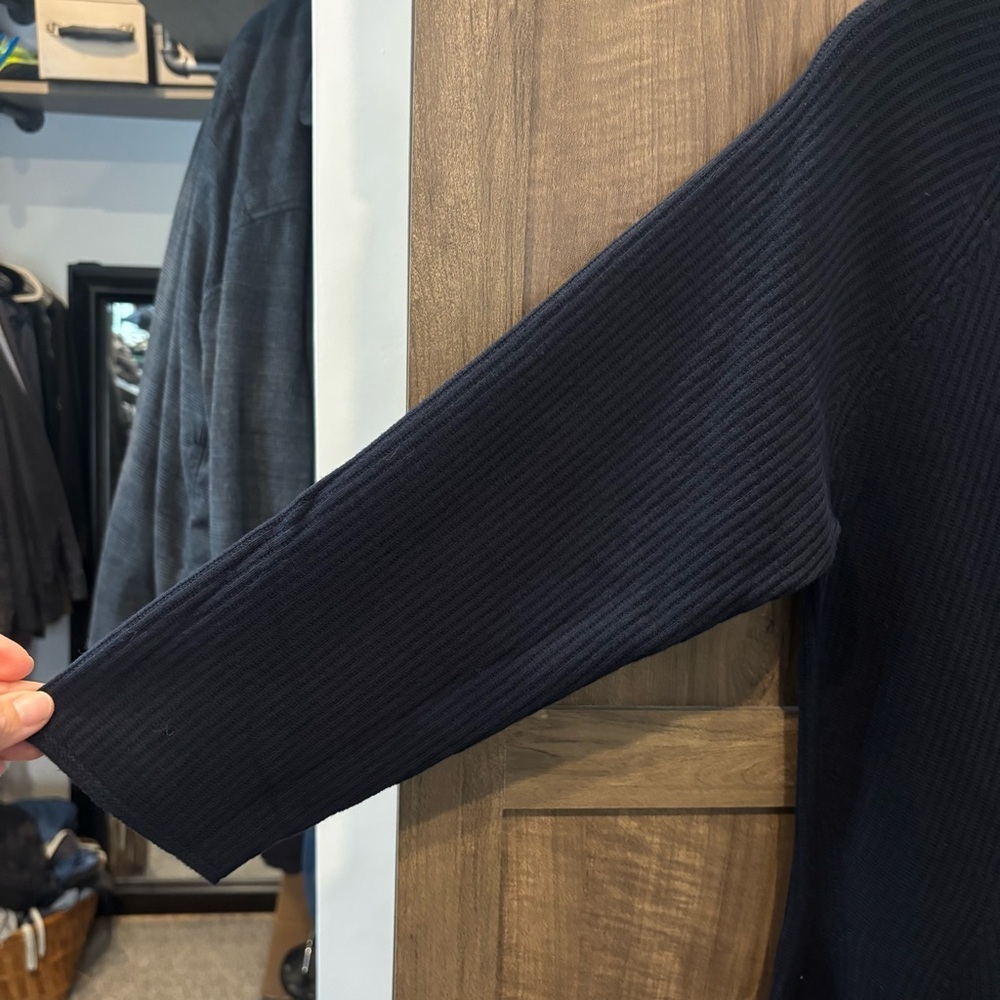 MM Lafleur Nila Knit Dress +1/ 1X Classic Dark Navy‎ Midi - Picture 7 of 15